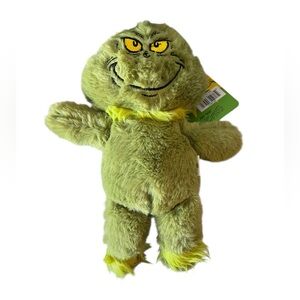 The Grinch Plush Dog Toy – Dr. Seuss Christmas Green Soft Squeaky Pet Toy NWT